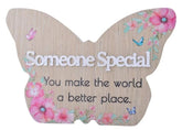 Someone Special Floral Butterfly Plaque